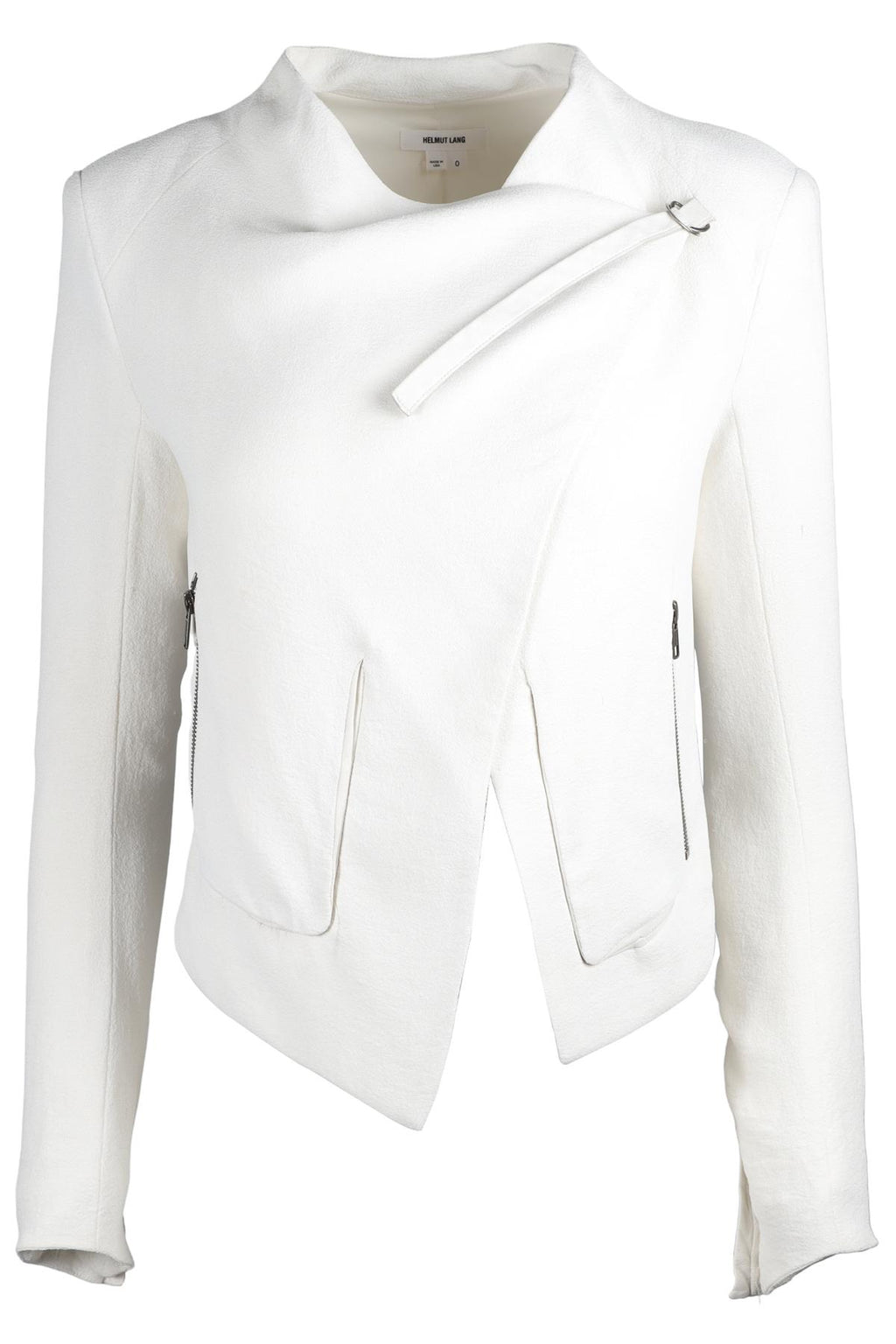 HELMUT LANG WHITE WOVEN JACKET UK 6 | nikkibradford