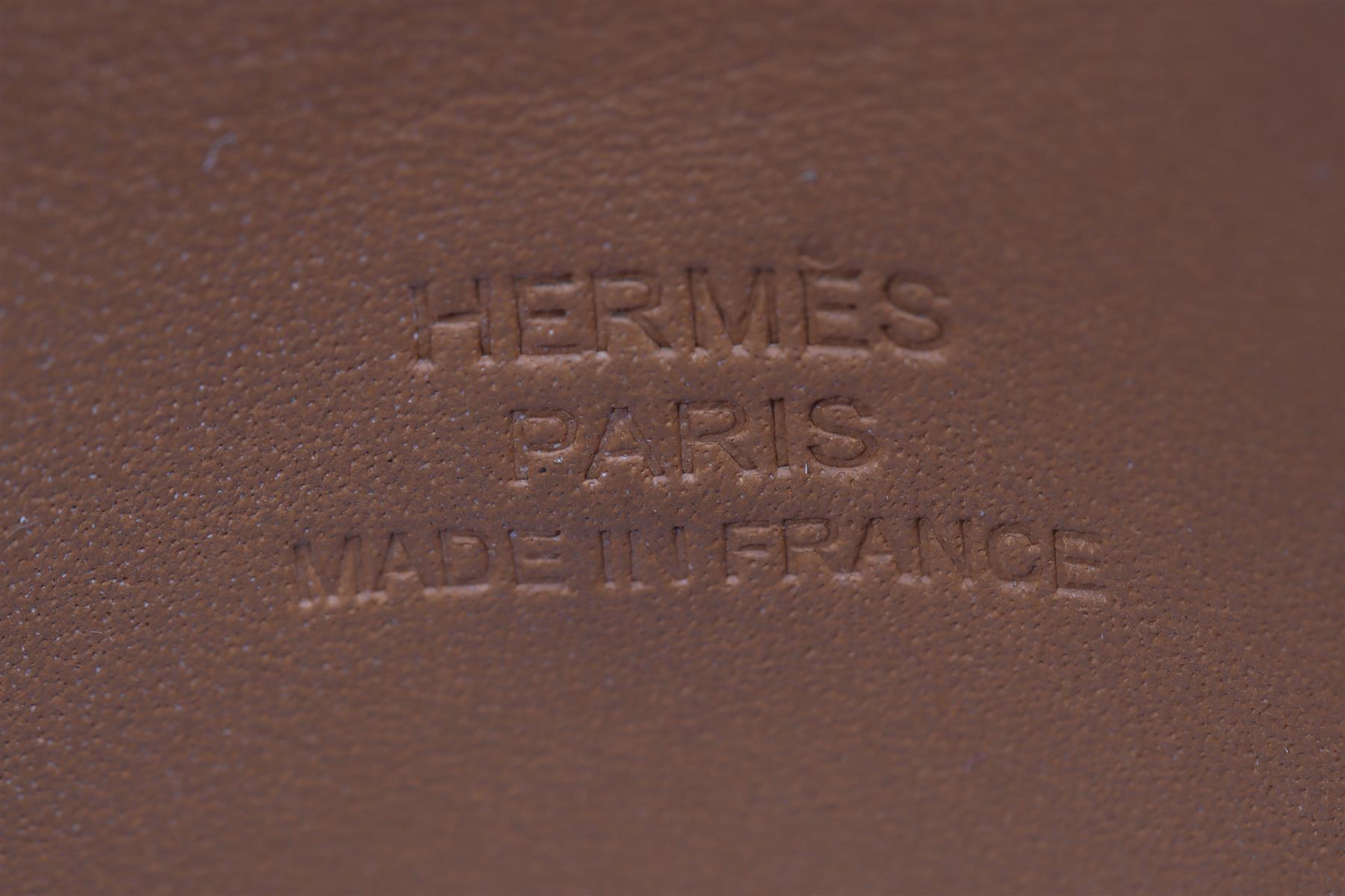 HERMÈS PURPLE 2012 COLLIER DE CHIEN 38 MM EPSOM LEATHER BRACELET