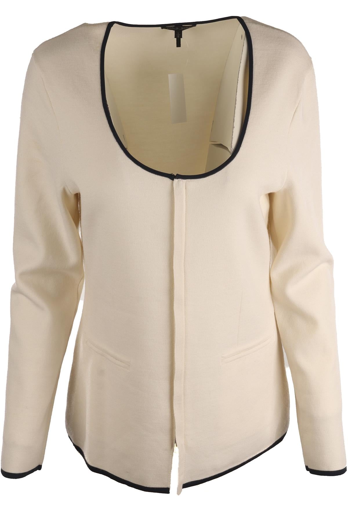 RAG & BONE IVORY WOOL CARDIGAN LARGE