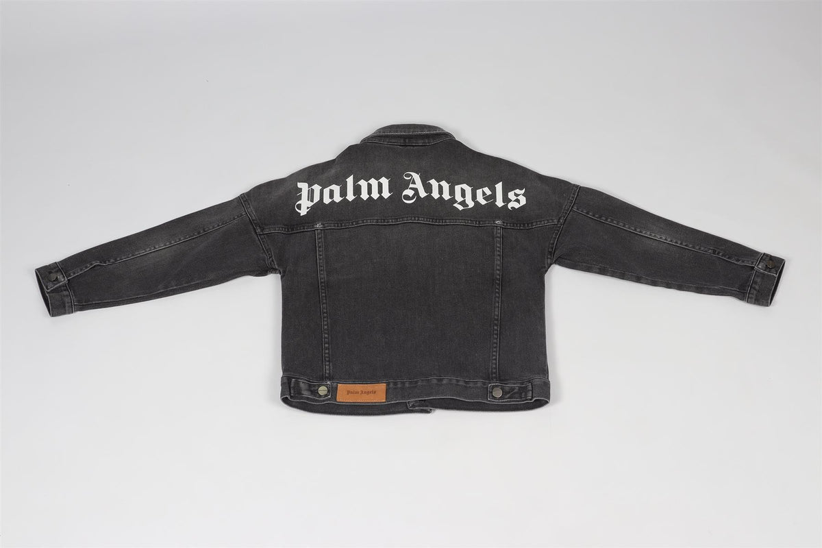 PALM ANGELS GREY KIDS BOYS JACKET 8 YEARS