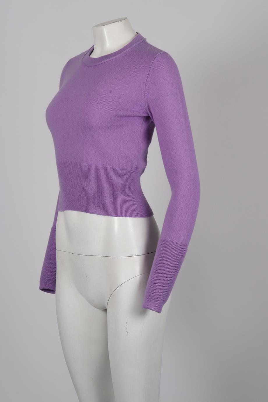 AUTUMN CASHMERE CROPPED CASHMERE SWEATER SMALL