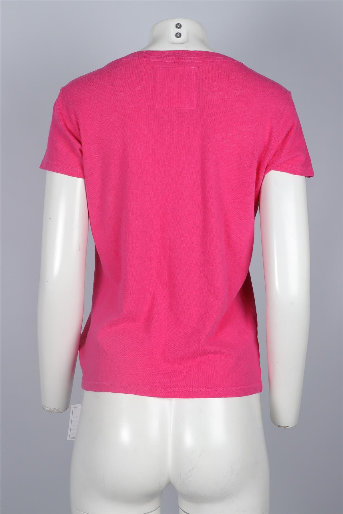 MOTHER PINK COTTON T-SHIRT SMALL