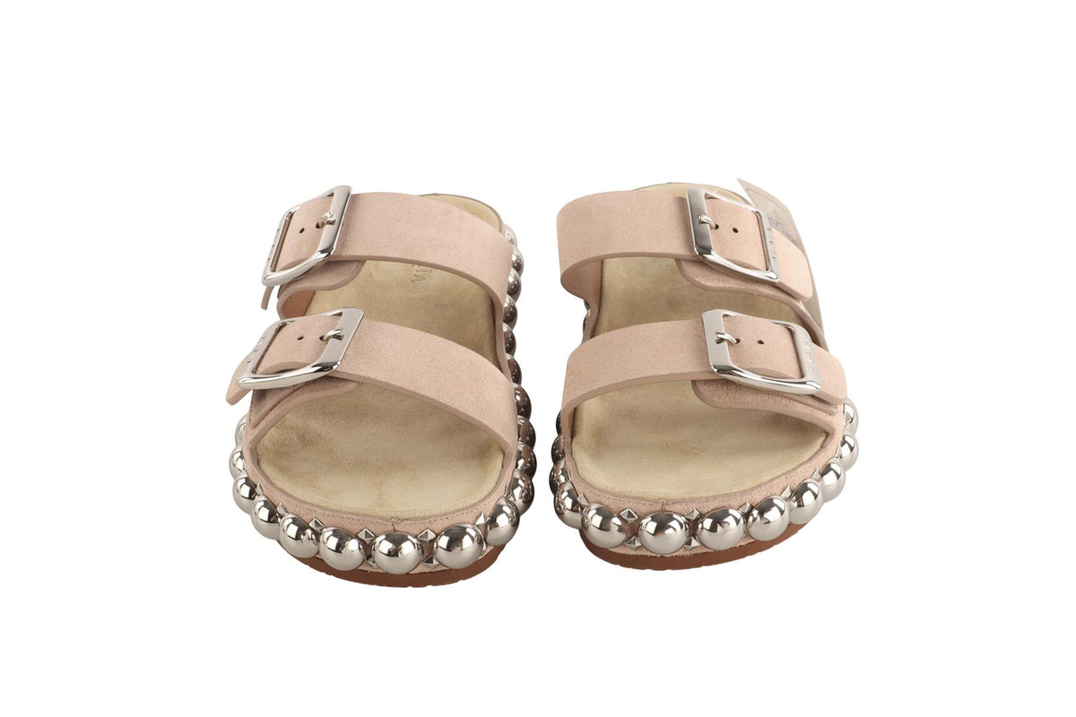 ALAÏA PINK BOMBE SUEDE PLATFORM SANDALS EU 36 UK 3 US 6