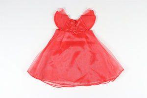 CHRISTIAN DIOR RED KIDS TULLE DRESS 4 YEARS