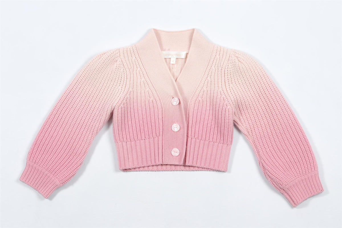 LOVESHACKFANCY PINK KIDS GIRLS CARDIGAN 4-5 YEARS