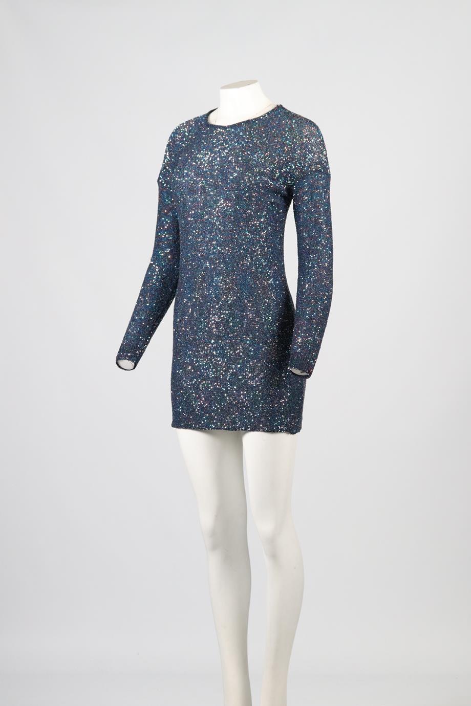 SAINT LAURENT KNIT MINI DRESS MEDIUM