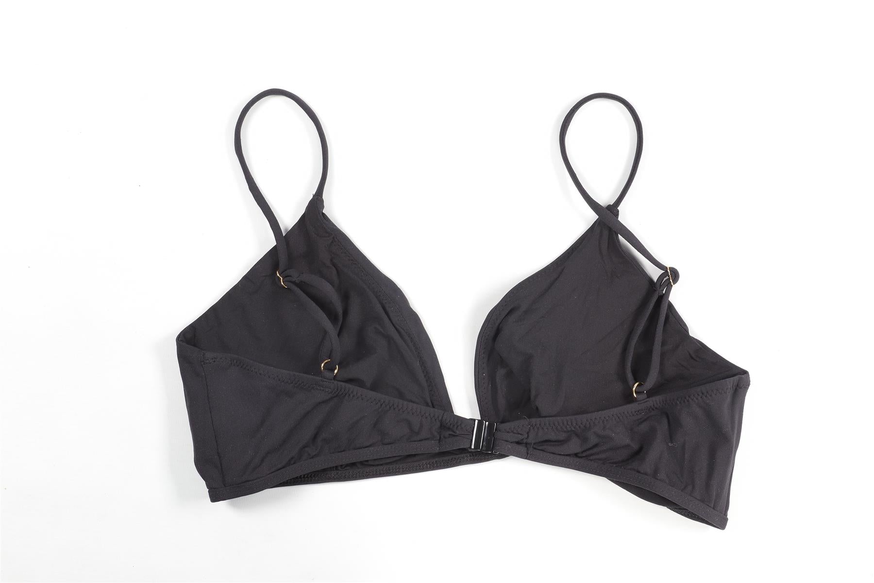 MELISSA ODABASH BLACK BIKINI TOP UK 16