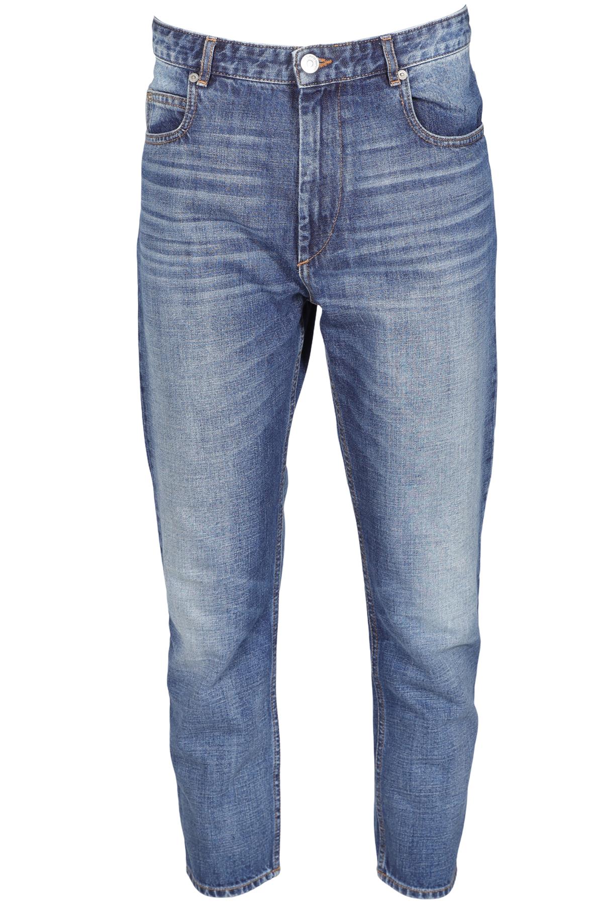 ISABEL MARANT ETOILE BLUE HIGH RISE TAPERED JEANS FR 40 UK 12