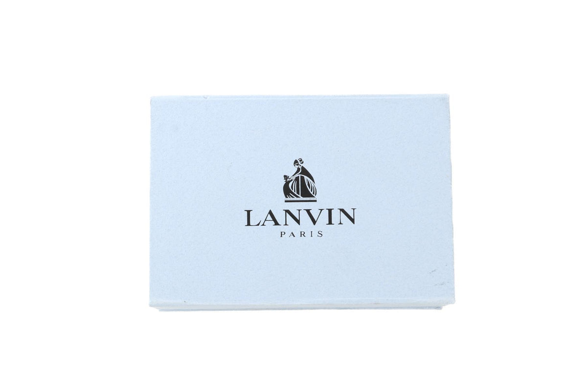 LANVIN GREY CRYSTAL AND CHAIN NECKLACE