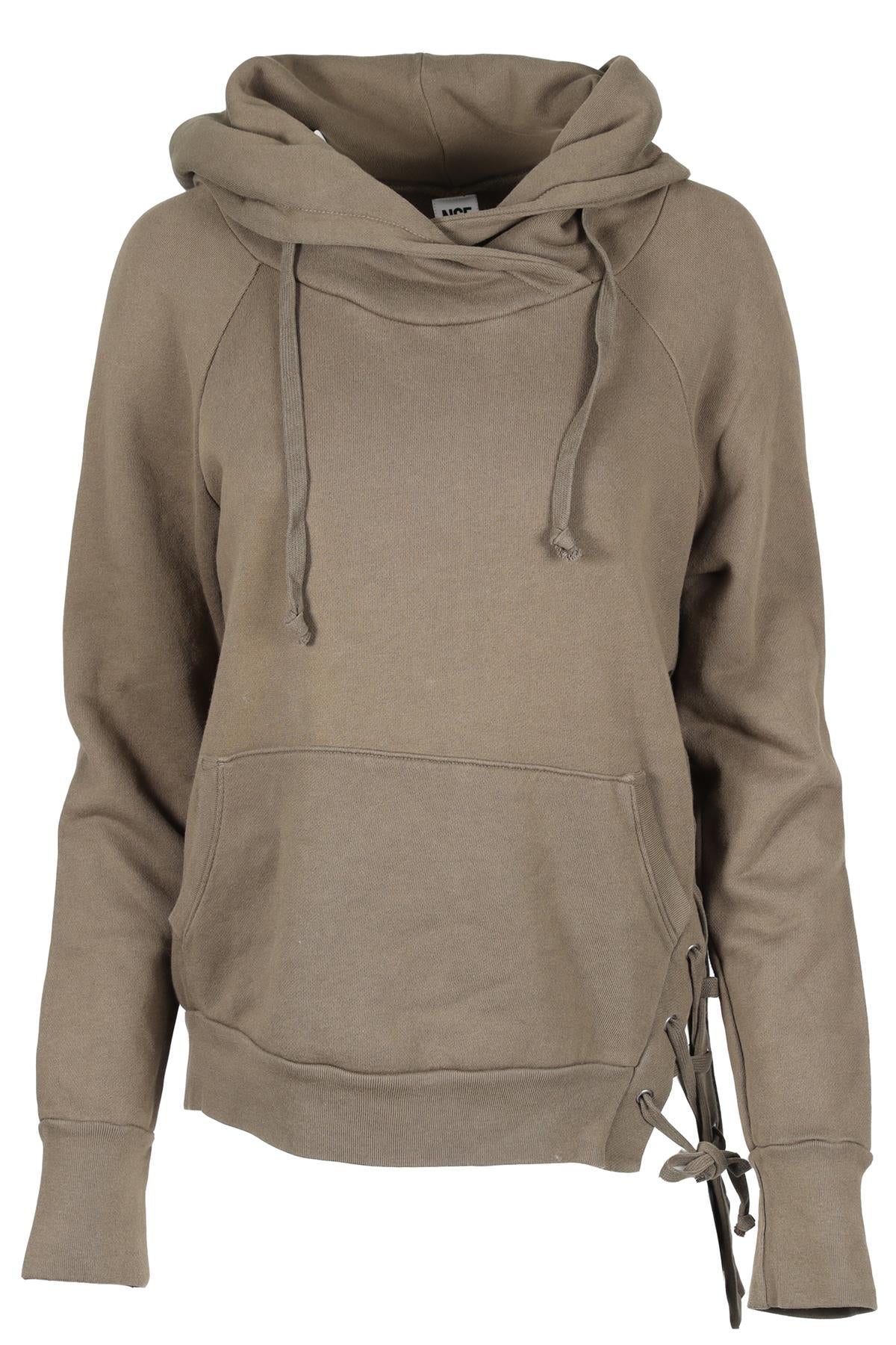 NSF GREEN COTTON HOODIE MEDIUM