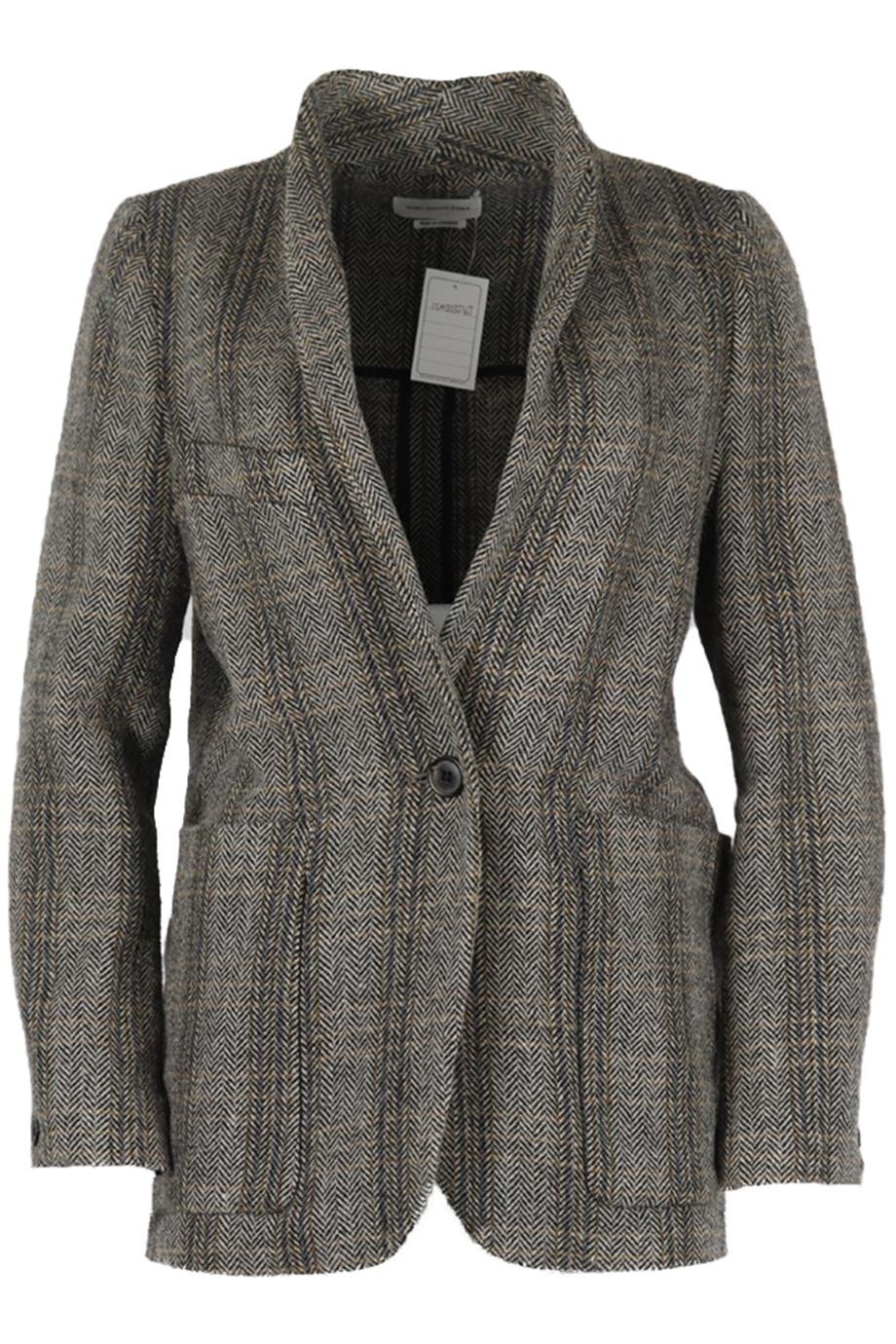 ISABEL MARANT ÉTOILE WOOL TWEED JACKET FR 34 UK 6