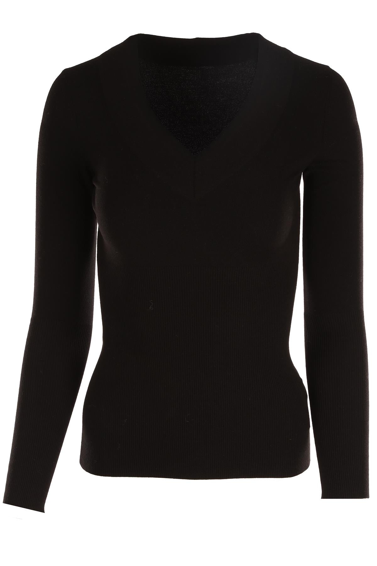 ALAÏA BLACK WOOL SWEATER FR 38 UK 10