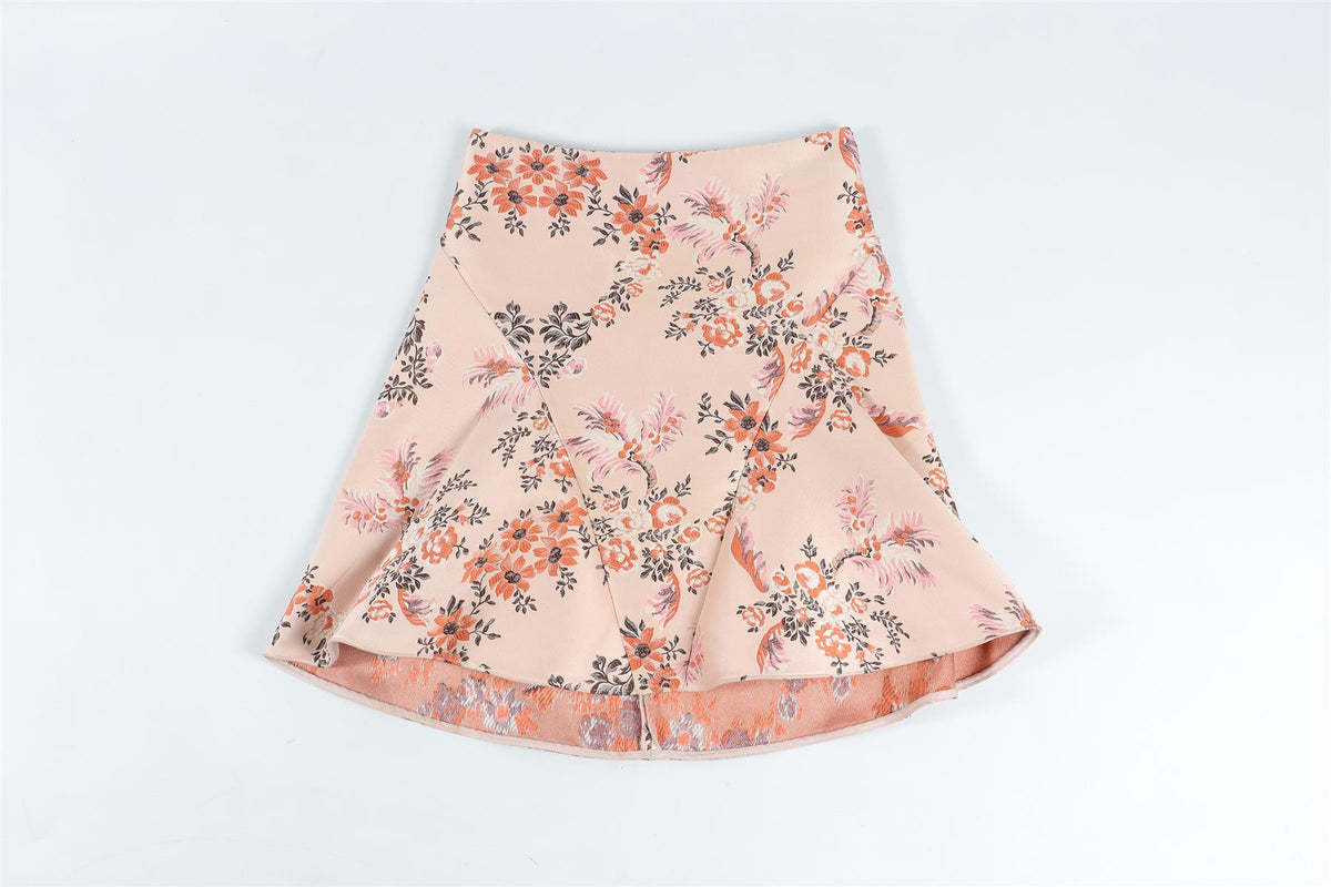 STELLA MCCARTNEY PINK SATIN MINI SKIRT IT 34 UK 2