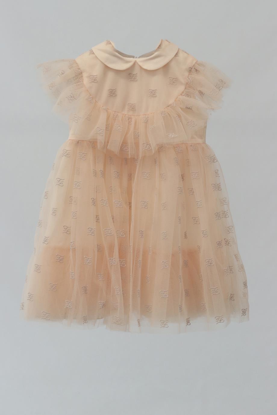 FENDI BABY GIRLS TULLE DRESS 18 MONTHS