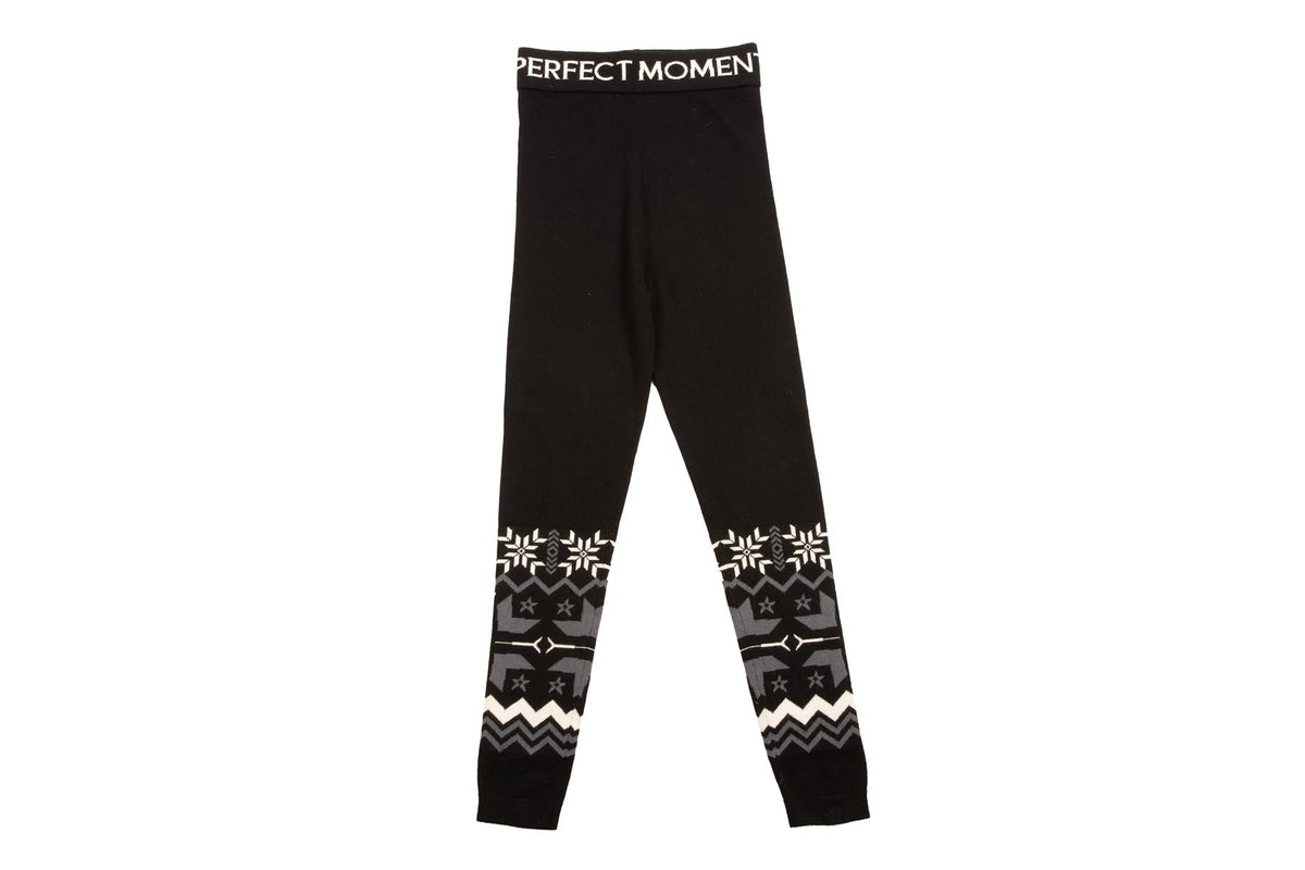 PERFECT MOMENT BLACK WOOL LEGGINGS MEDIUM