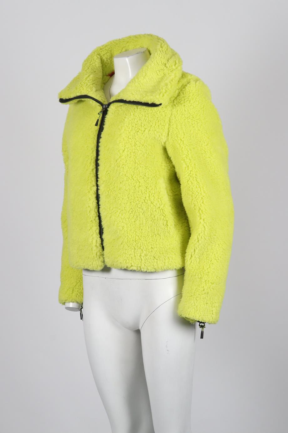 APPARIS FAUX SHEARLING AND SHELL JACKET XSMALL