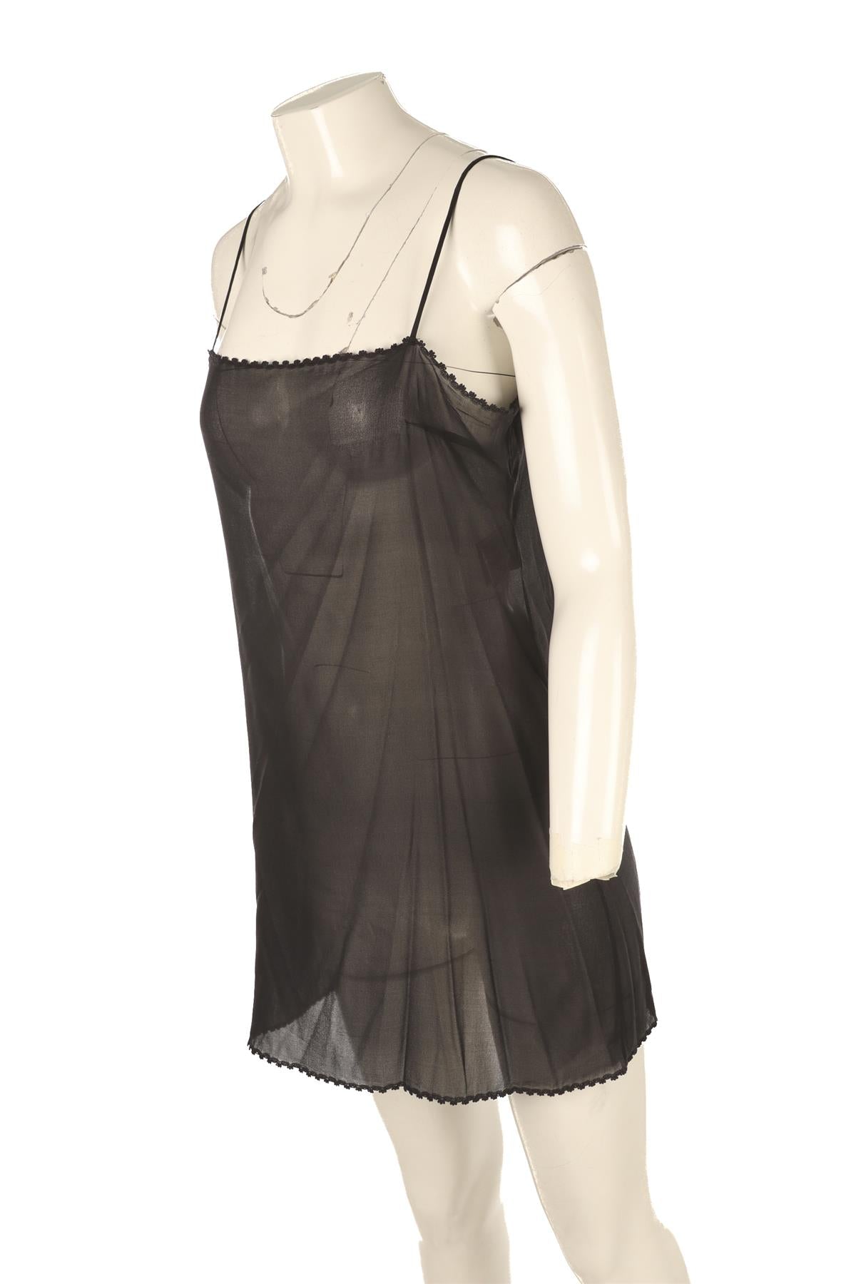 CHANEL BLACK 2014 CASHMERE MIDI DRESS FR 38 UK 10