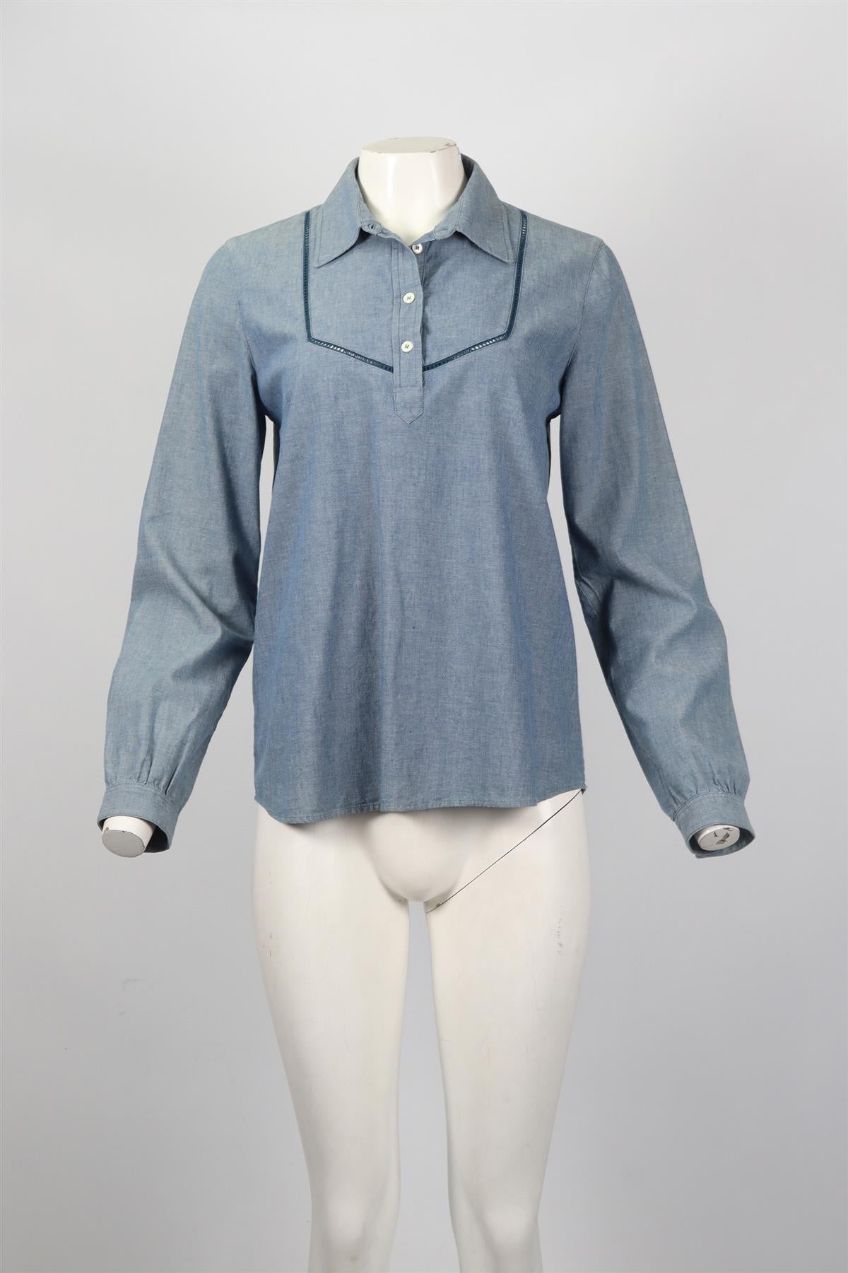 A.P.C. COTTON SHIRT FR 38 UK 10