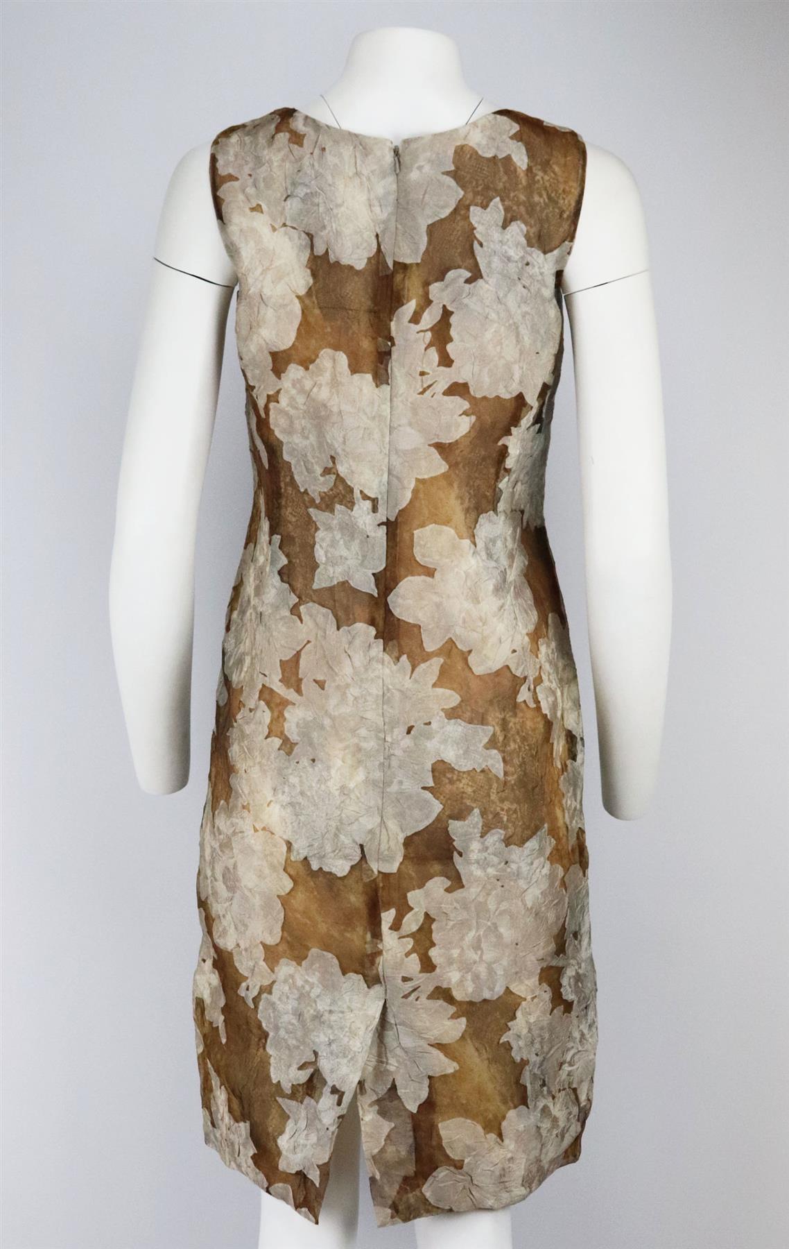 ROLAND KLEIN VINTAGE TEXTURED ORGANZA DRESS UK 12