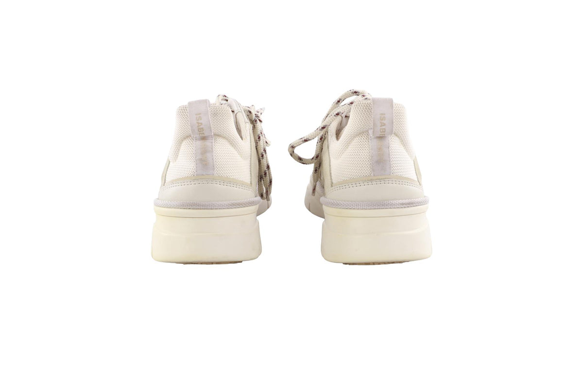 ISABEL MARANT ECRU SUEDE SNEAKERS EU 40 UK 7 US 10