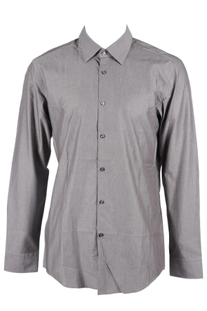 HUGO BOSS GREY MEN'S SLIM FIT COTTON SHIRT UK/US COLLAR 16 1/2 UK/US CHEST 42