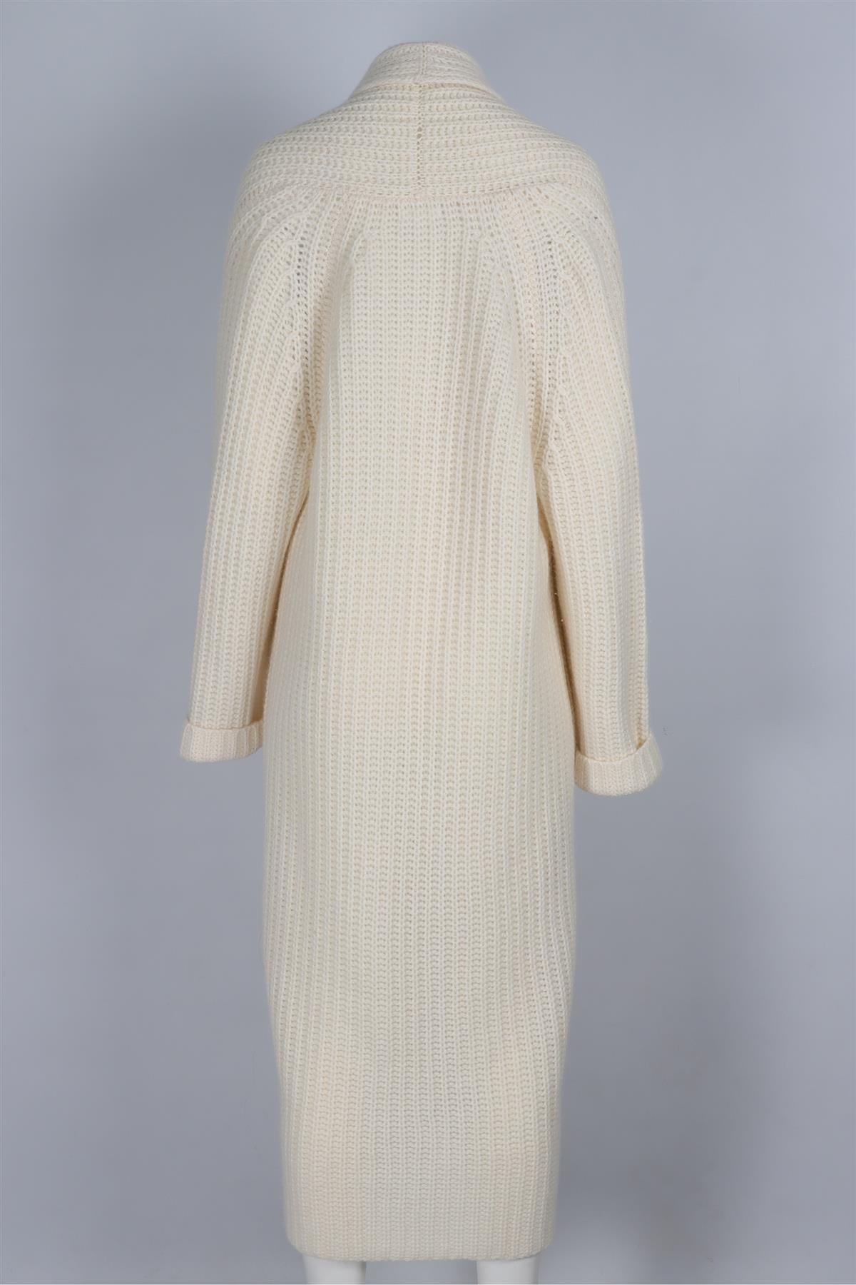 SABLYN CREAM CASHMERE CARDIGAN SMALL