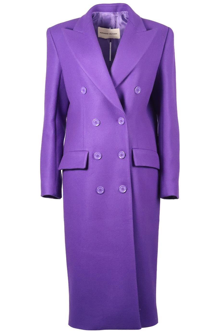ALEXANDRE VAUTHIER 2023 WOOL BLEND COAT FR 40 UK 12