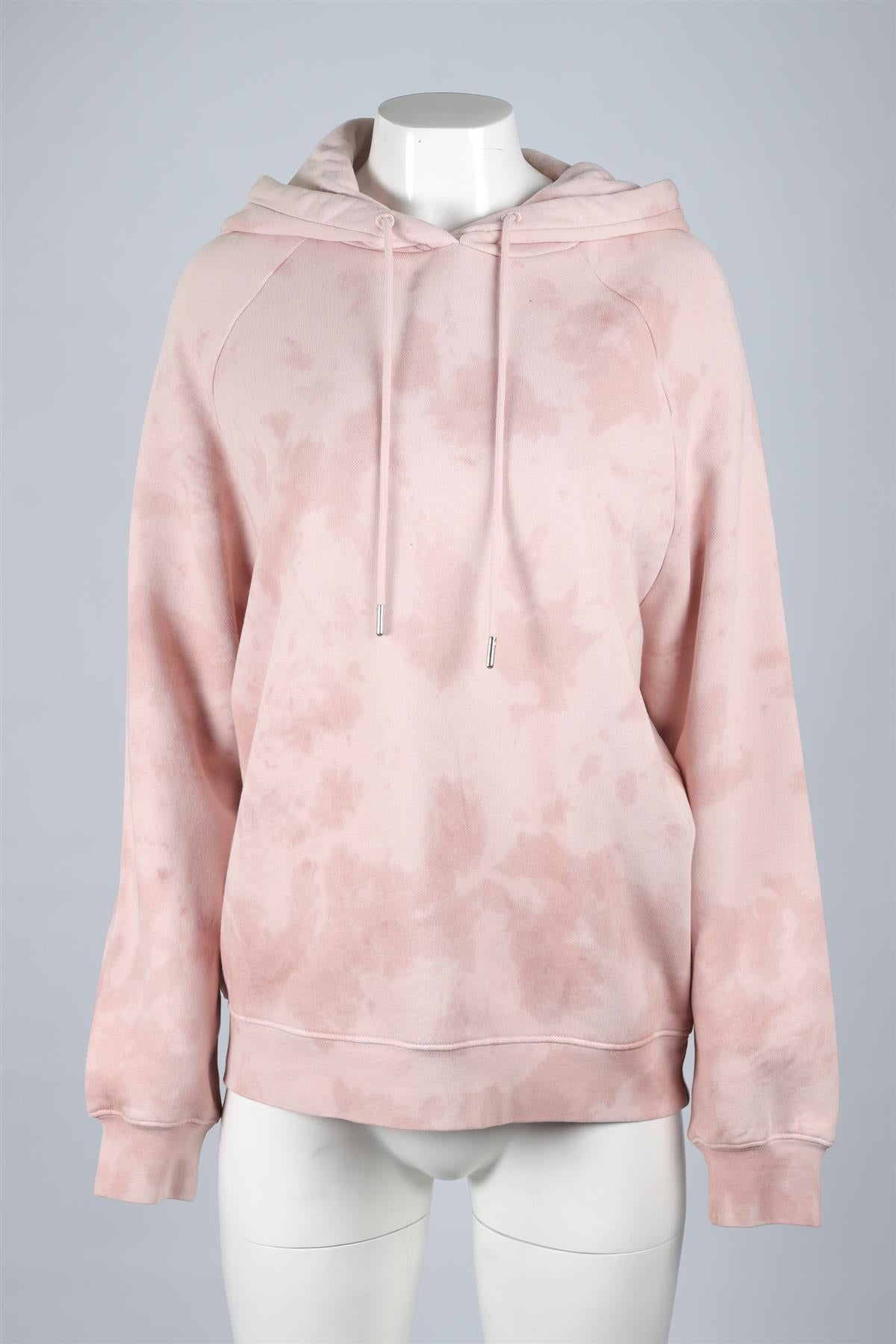 NINETY PERCENT PINK COTTON HOODIE SMALL