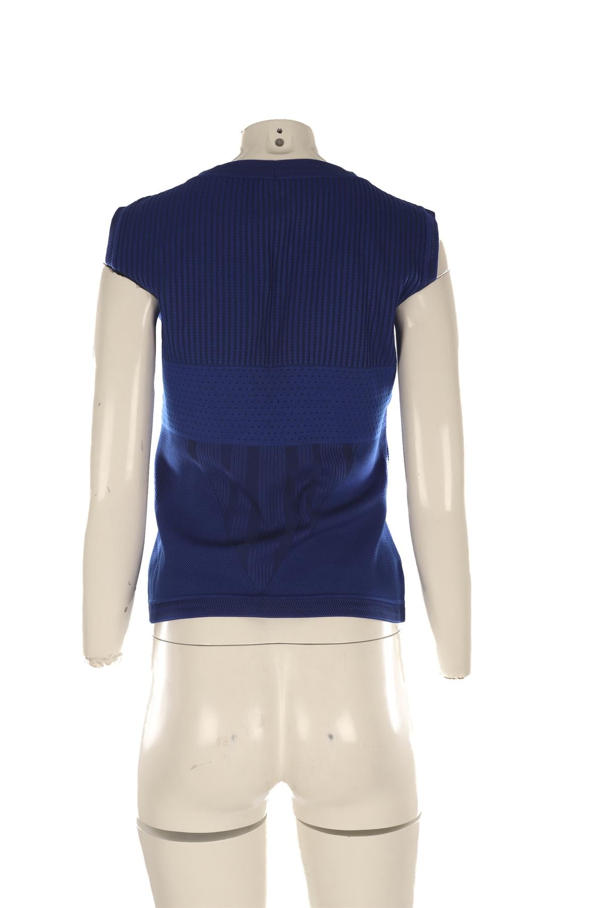 CHANEL BLUE 2013 COTTON TOP FR 42 UK 14
