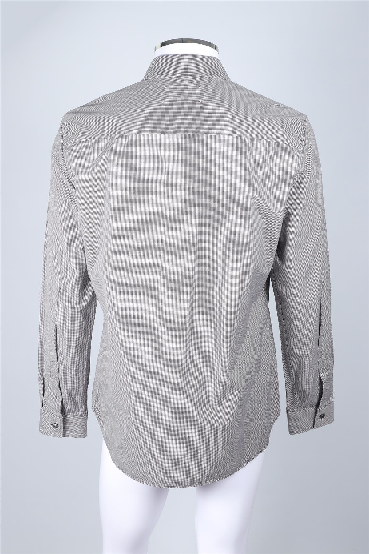 MAISON MARGIELA GREY COTTON SHIRT IT 54 UK/US 44