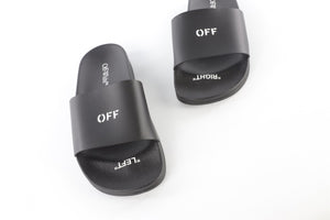 OFF-WHITE BLACK KIDS BOYS SLIDES EU 37 UK 4 US 4.5