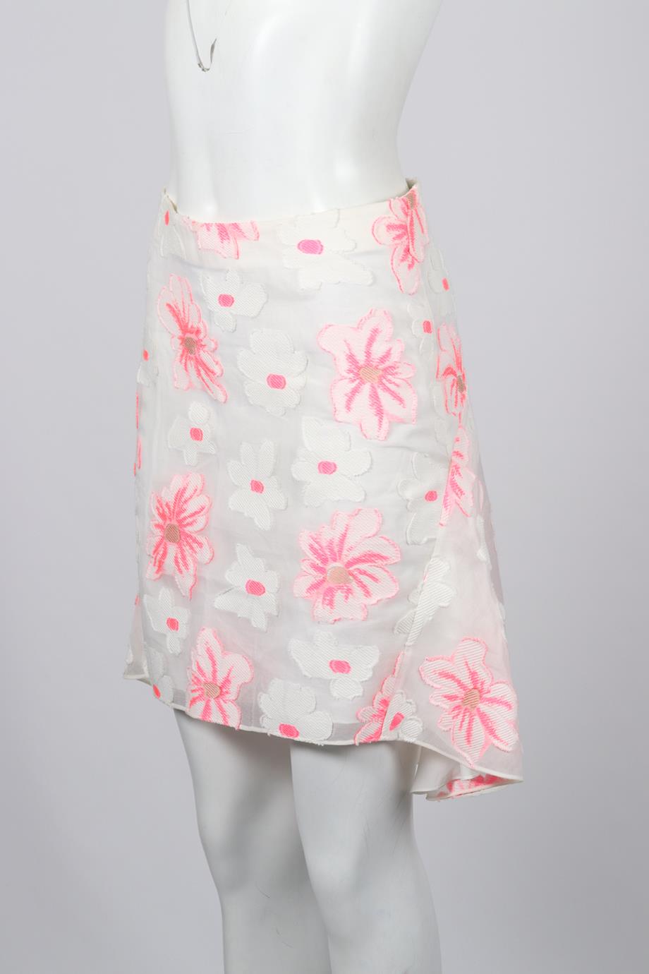 CHLOÉ COTTON AND SILK BLEND MINI SKIRT FR 34 UK 6