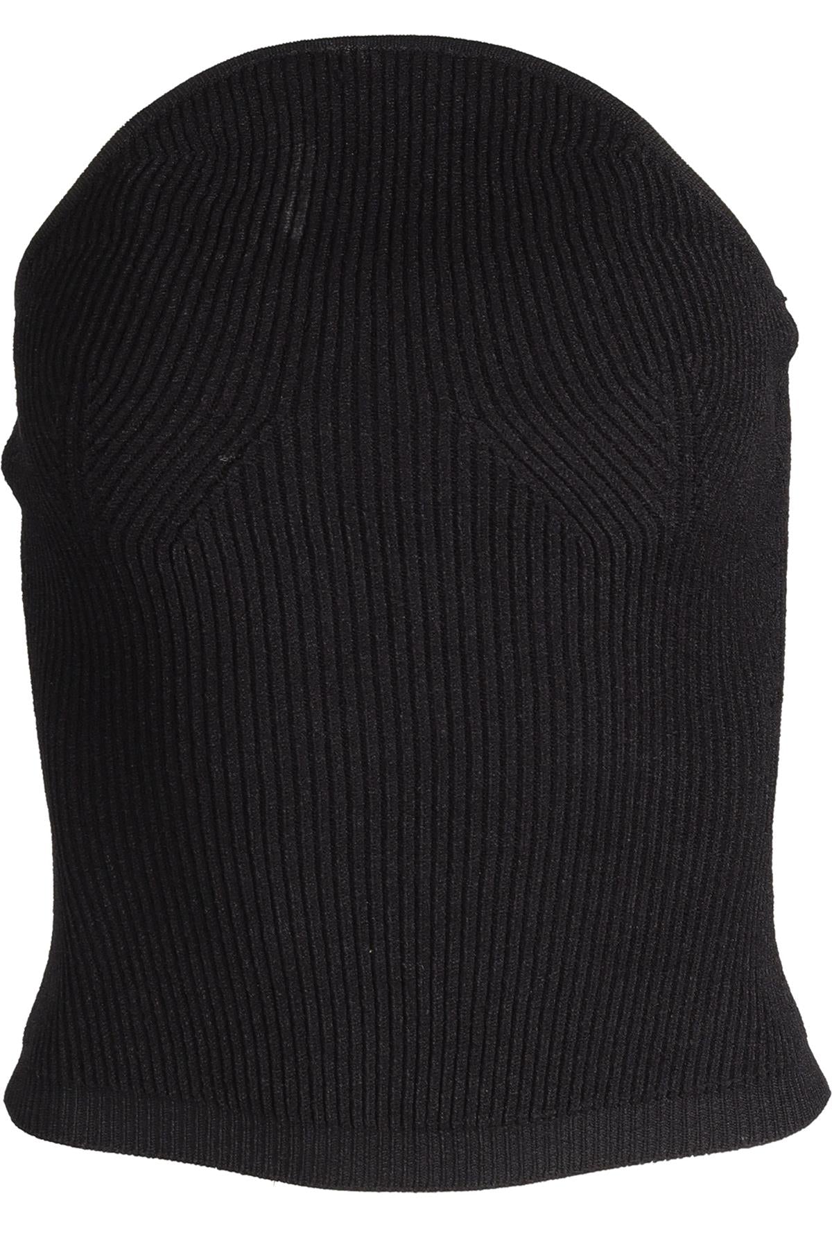 KHAITE BLACK KNIT TOP SMALL