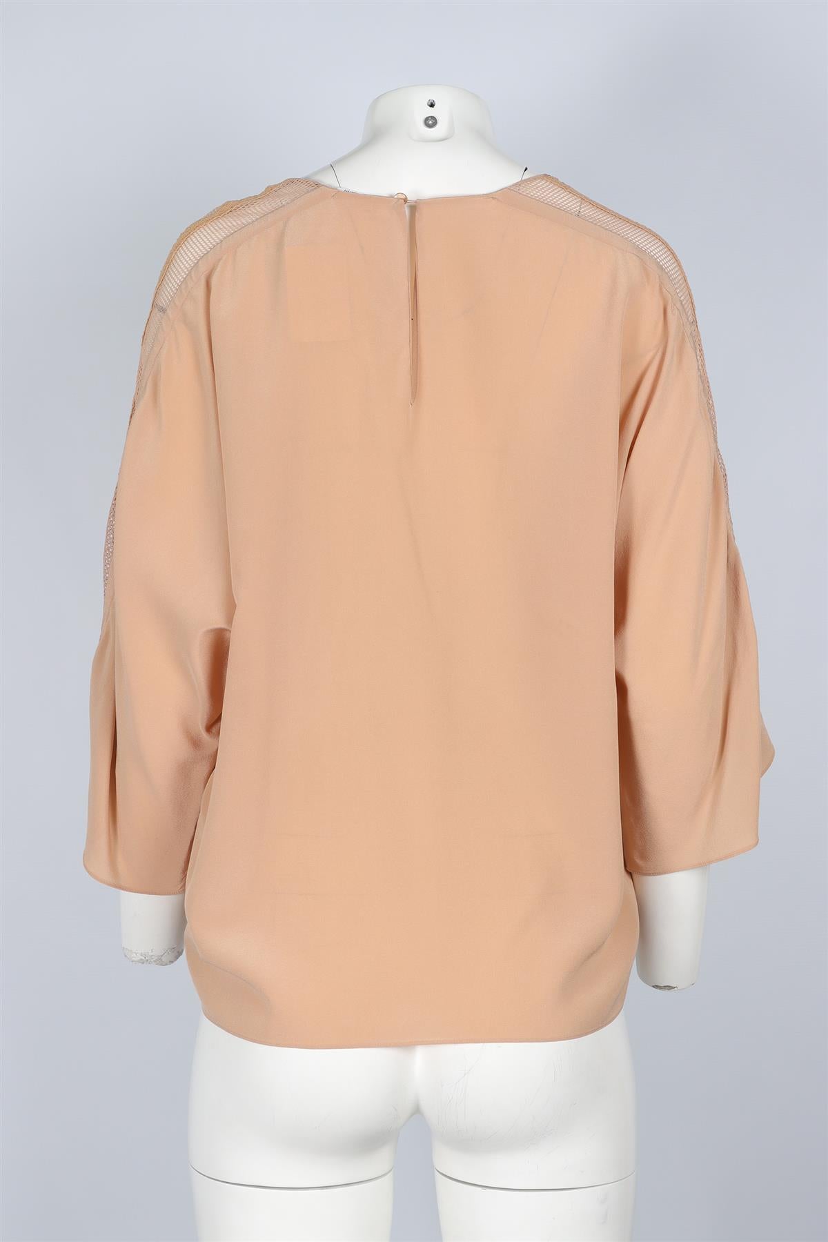 CHLOÉ BEIGE COTTON TOP FR 40 UK 12