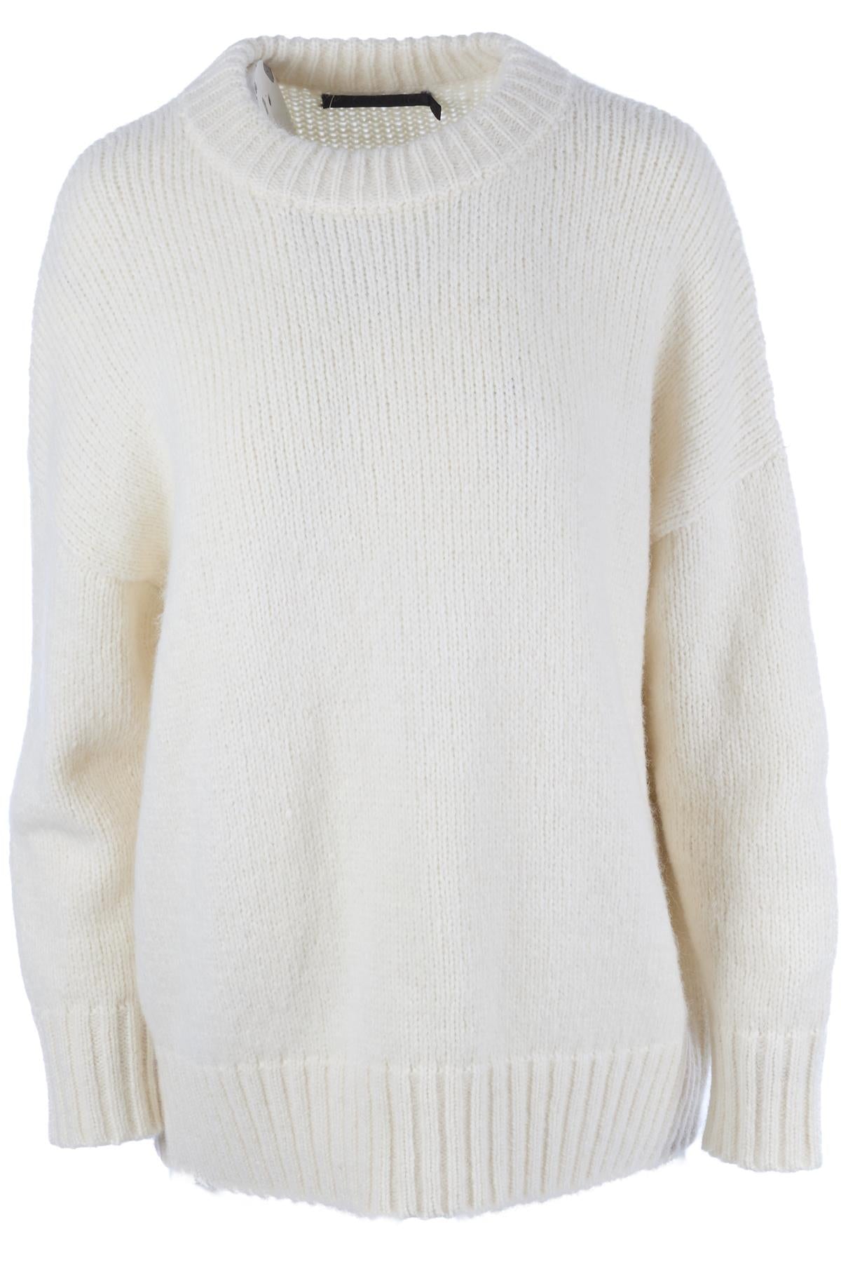 JENNI KAYNE IVORY ALPACA SWEATER XSMALL