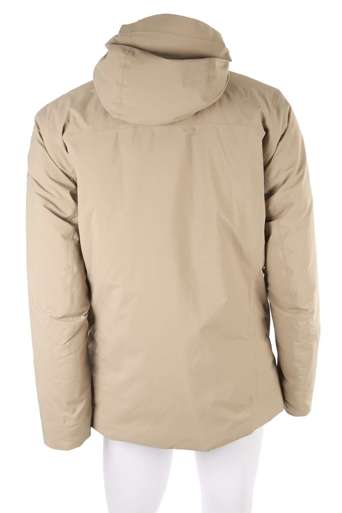 ARC'TERYX BEIGE MEN'S PADDED SHELL JACKET MEDIUM