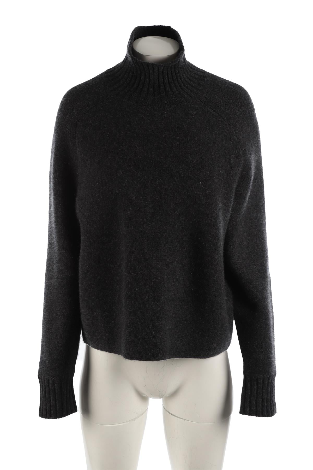LE KASHA GREY CASHMERE SWEATER SMALL/MEDIUM