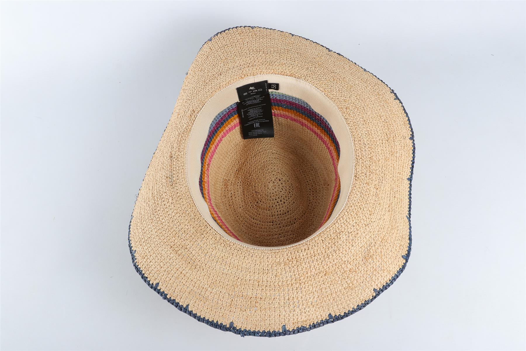 ETRO MULTI RAFFIA HAT