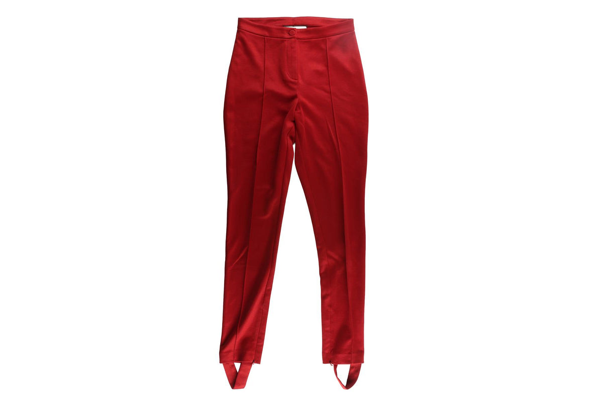 GUCCI RED JERSEY LEGGINGS XXS