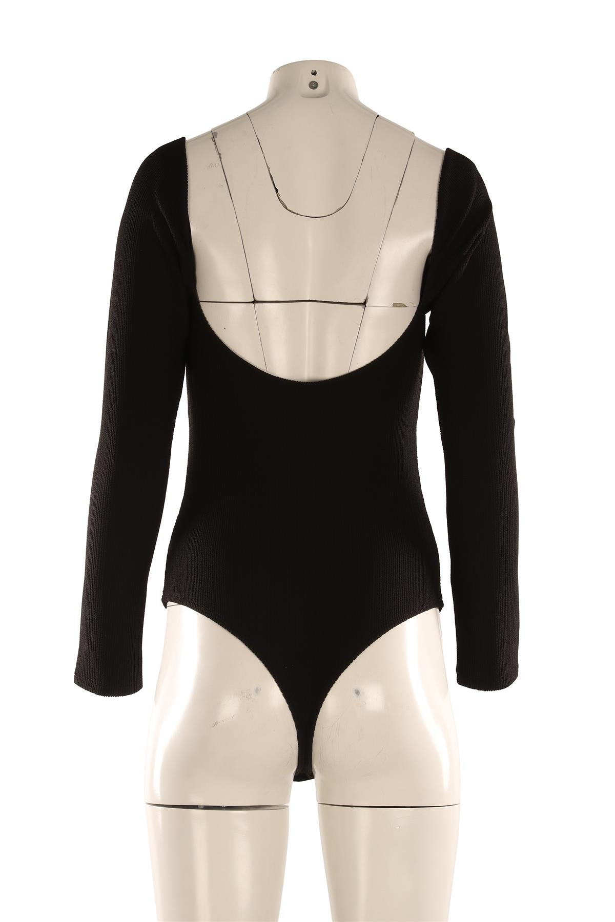 JOHANNA ORTIZ BLACK BODYSUIT SMALL