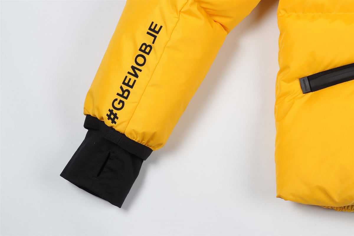 MONCLER GRENOBLE YELLOW KIDS BOYS PADDED JACKET 10 YEARS
