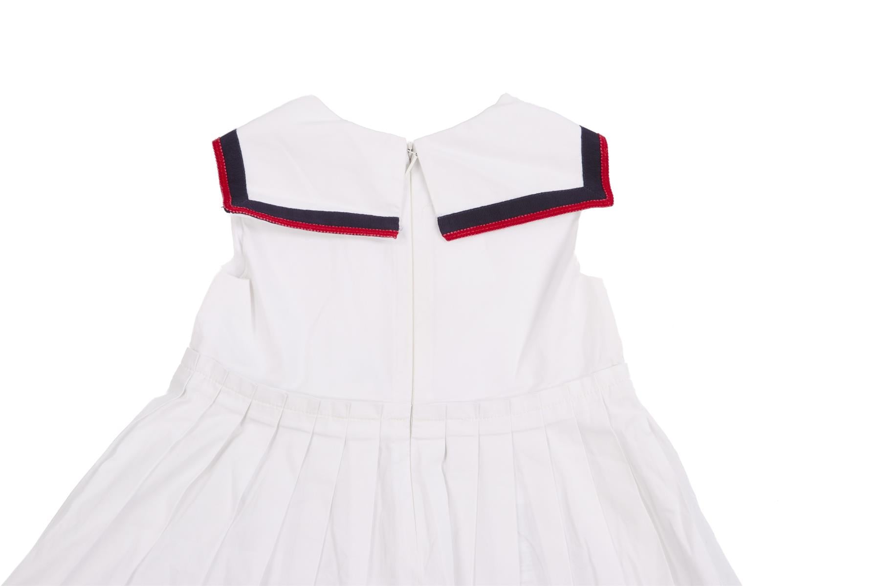 GUCCI WHITE BABY GIRLS DRESS 18-24 MONTHS