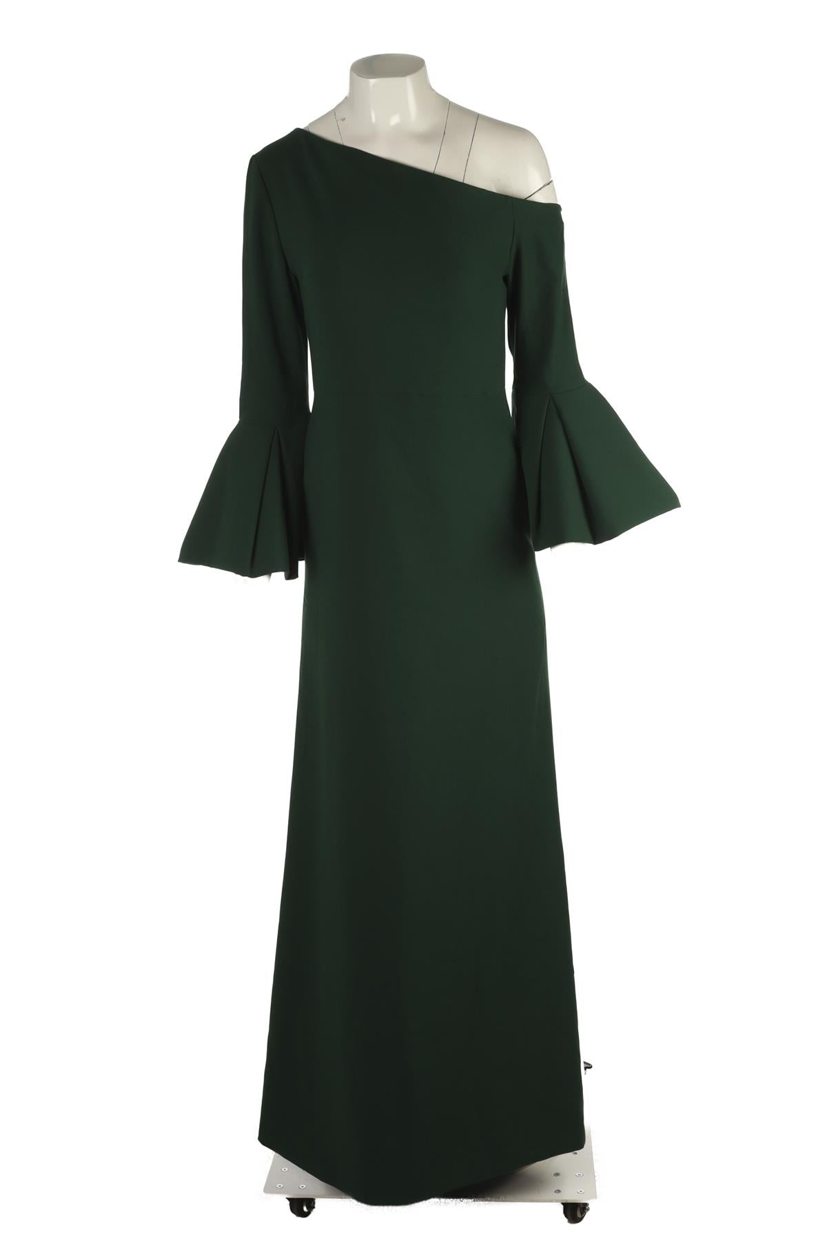 CELIA KRITHARIOTI GREEN MAXI DRESS UK 8