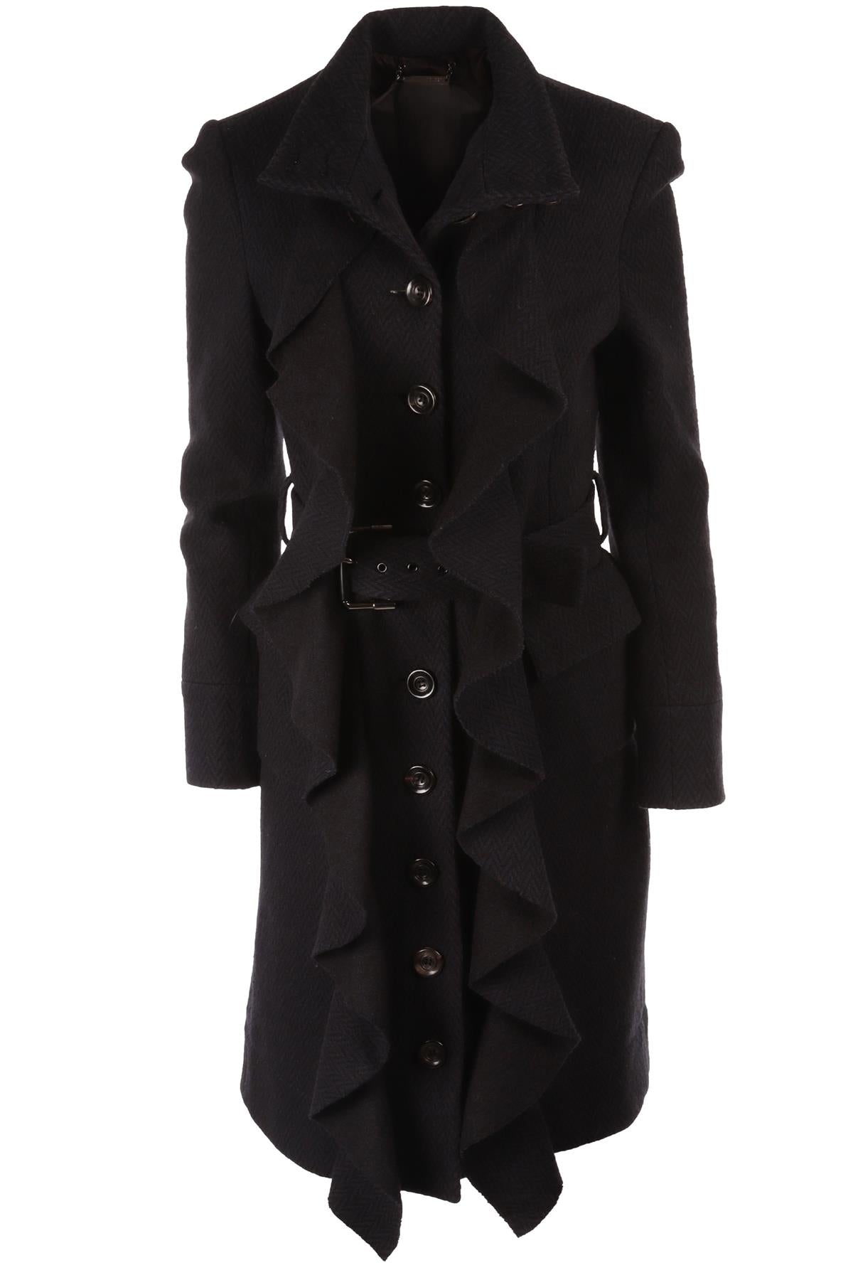 NAVY COTTON COAT