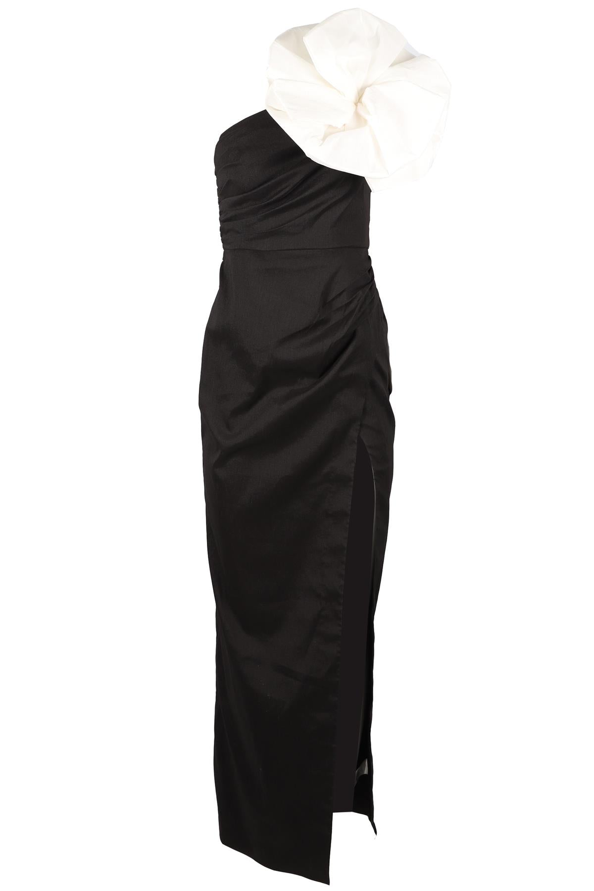 RACHEL GILBERT NYLON BLEND MAXI DRESS UK 8