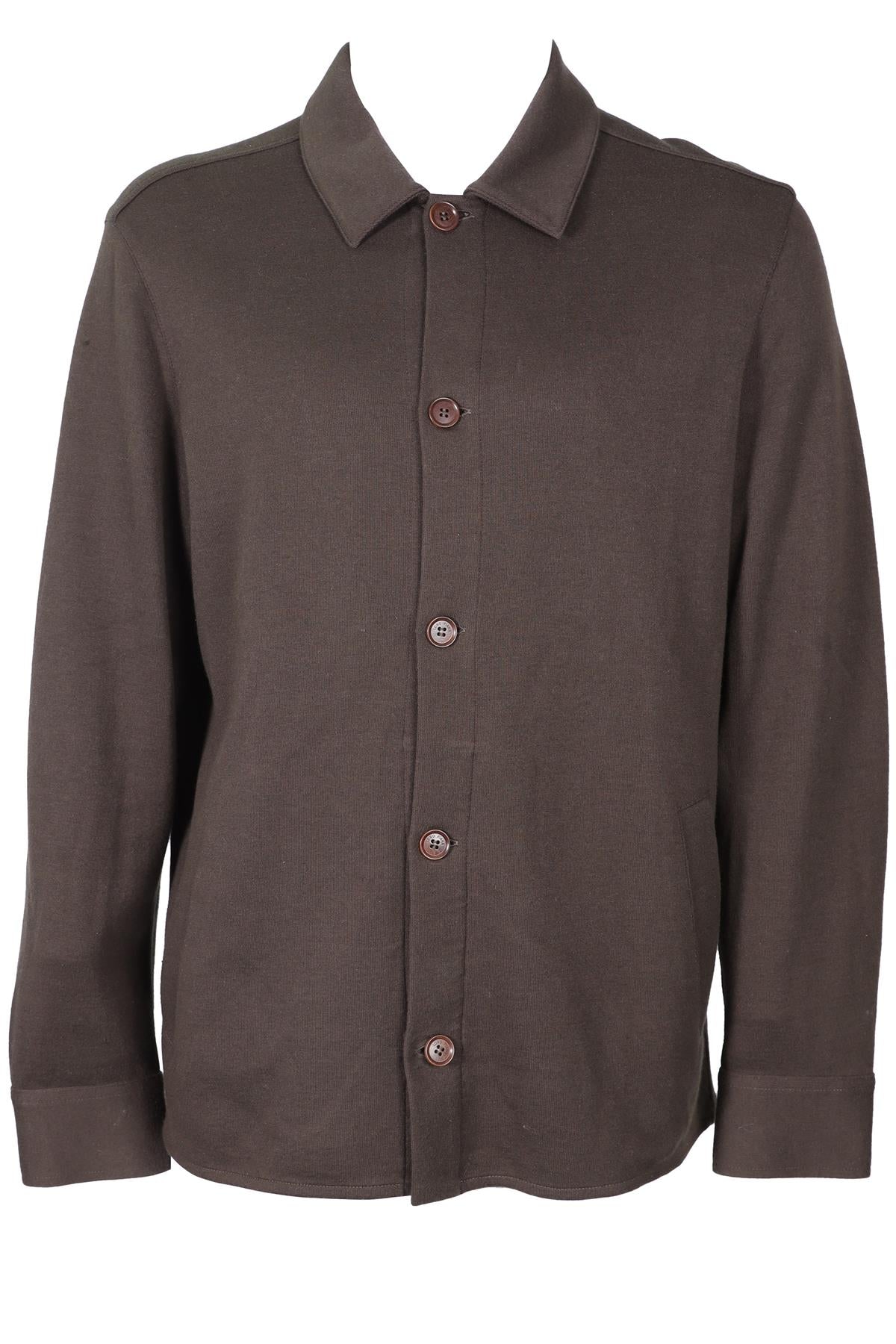 LORO PIANA GREEN MEN'S COTTON JACKET XXLARGE