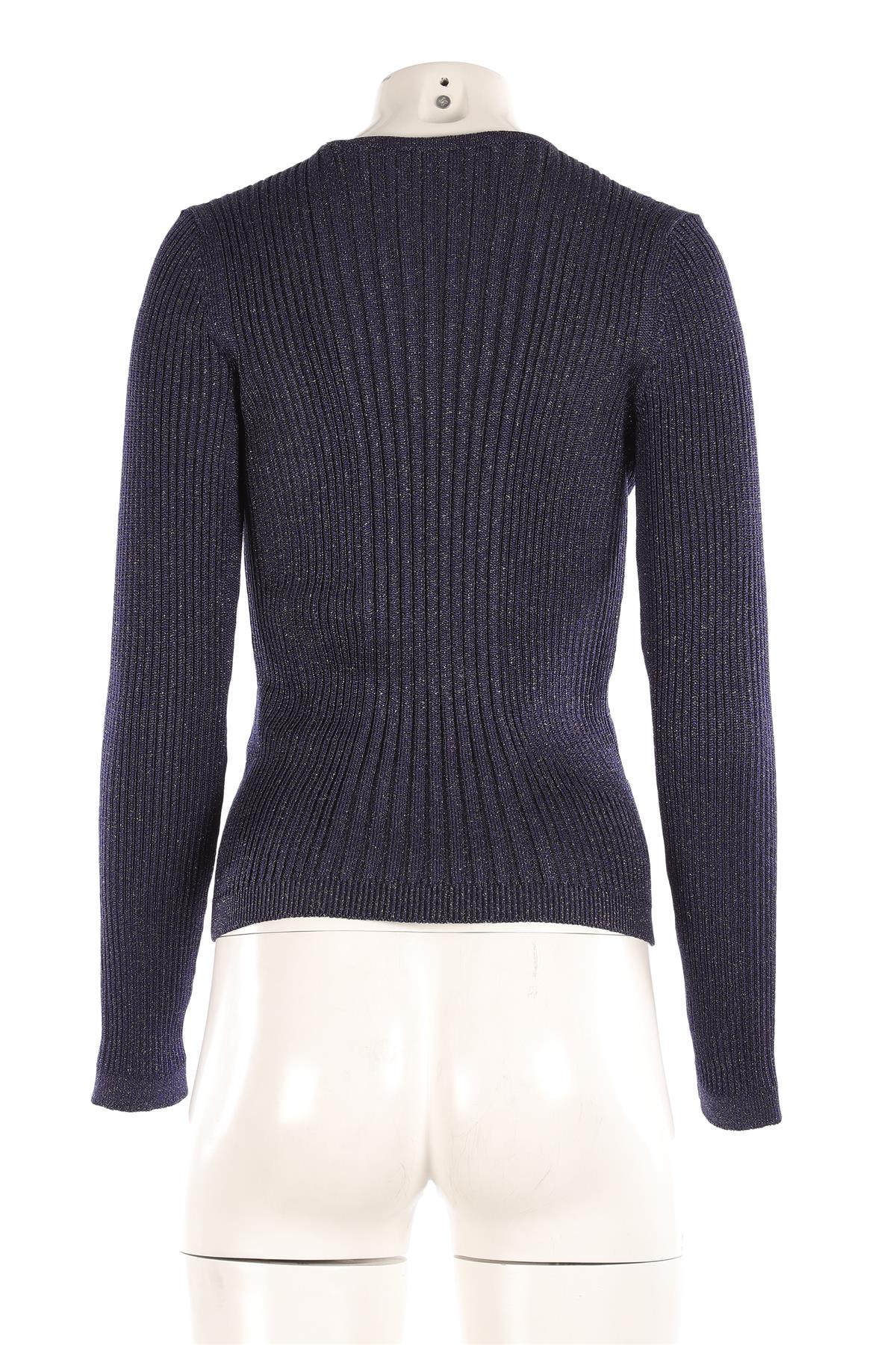 LOEWE NAVY ANAGRAM KNIT TOP MEDIUM