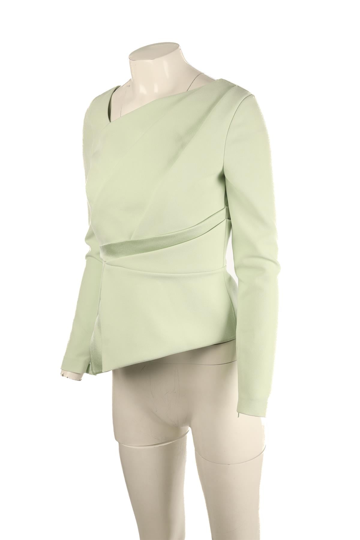 SAFIYAA GREEN CREPE TOP FR 38 UK 10