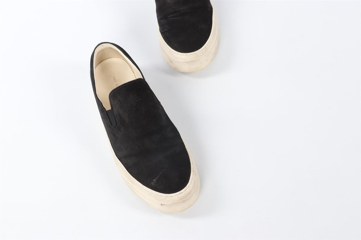 THE ROW BLACK SUEDE SNEAKERS EU 38 UK 5 US 8