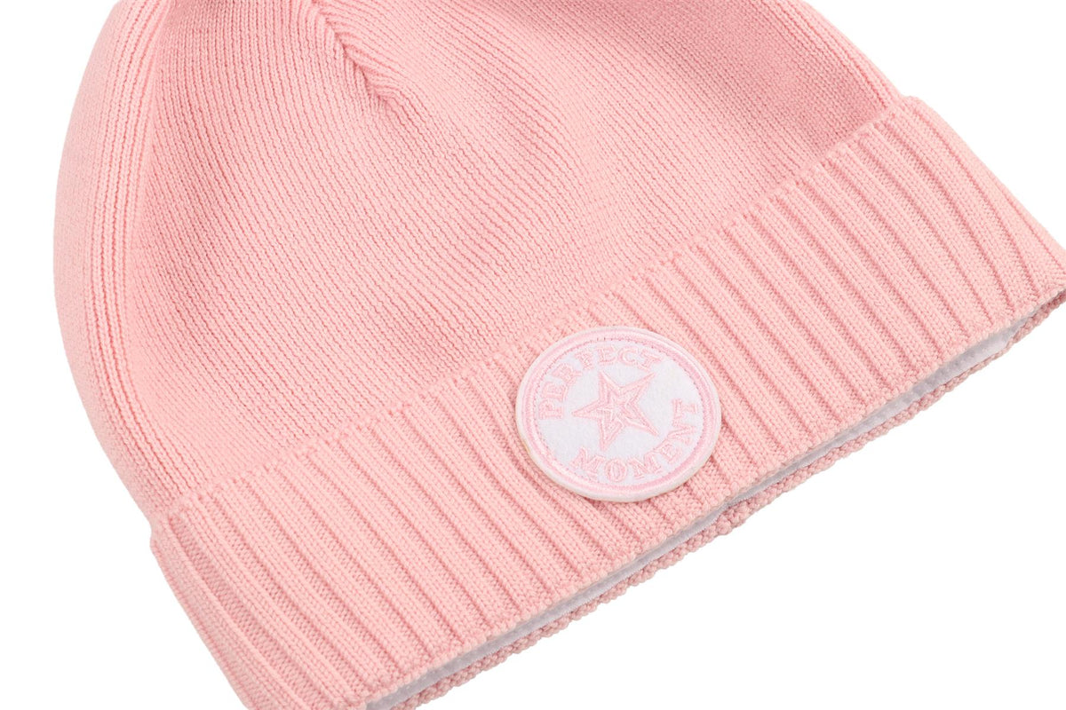 PERFECT MOMENT PINK KIDS GIRLS BEANIE
